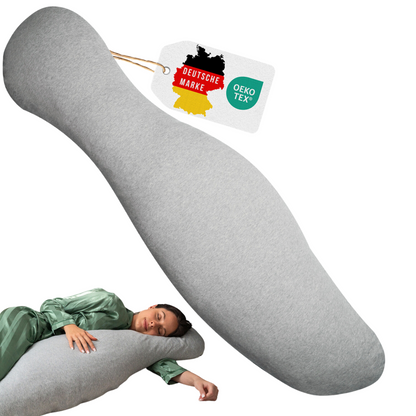 Ergonomisches Seitenschläferkissen – gegen Rücken-, Nacken- & Schulterschmerzen