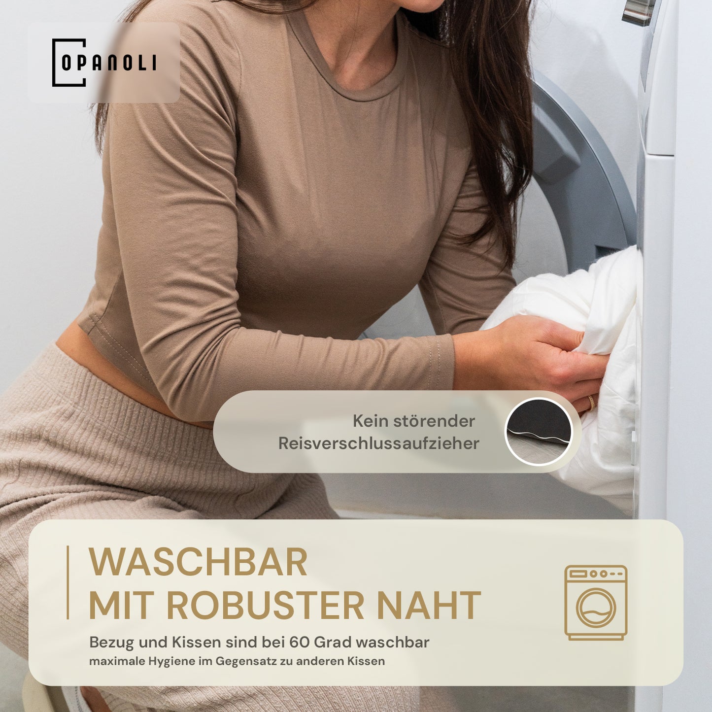 Ergonomisches Seitenschläferkissen – gegen Rücken-, Nacken- & Schulterschmerzen